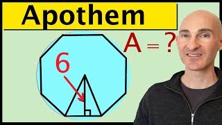 Find Area of Regular Polygon Given Apothem [upl. by Assirac]