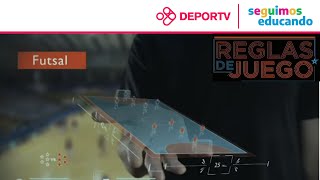 Futsal  Reglas de Juego explicadas en un minuto  Material educativo [upl. by Ayrolg]