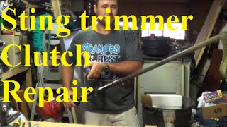 Craftsman String Trimmer Clutch Repair [upl. by Sadinoel205]