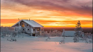 Saariselkä cottages on Timetravels tours [upl. by Atnaloj]