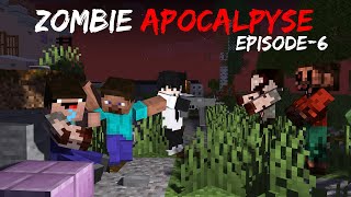 ZOMBIE VIRUS  Episode6  Minecraft Zombie Apocalypse in hindi [upl. by Iloj]