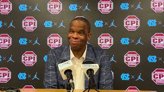 UNC Hubert Davis PostLa Salle Press Conference  Inside Carolina [upl. by Asus306]