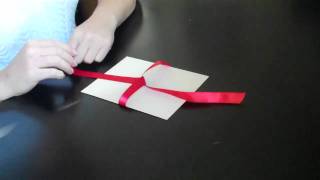 How to Tie a Bow for your wedding invitations [upl. by Dianna]