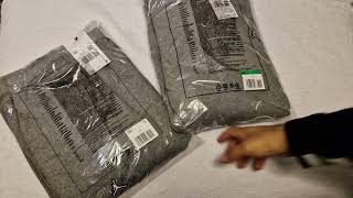 Nike Air Jordan Brooklyn Fleece Tracksuit Grey Unboxing and Review [upl. by Haven]