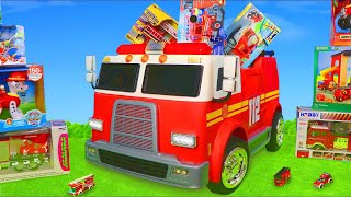 Fire Truck and Fireman Toys for Kids [upl. by Boswall905]