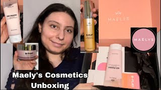 Maelys Cosmetics Unboxing Booty Scrub Lift amp Firm Buttocks Mask amp Firming Belly Cream [upl. by Aciemaj467]