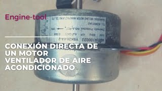 COMO ENCENDER UN MOTOR VENTILADOR DE AIRE Acondicionado DIRECTO CON CAPACITOR DOBLE [upl. by Selemas]