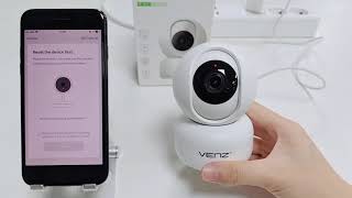 VENZ smart PTZ camera pairing process  R4040 V2 [upl. by Ahsen]