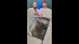 HOLEY MOLEY 🕳️🤯 The Dudes Hilarious Reaction to DIY Pothole Filling diy [upl. by Tiebout]