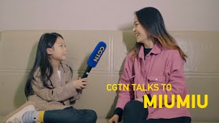 Exclusive CGTN croons with talented guitar girl Miumiu [upl. by Oenire116]