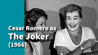 Cesar Romero as the Joker  Segment from Jean Boone  Interview with Cast of Batman 1966 [upl. by Adnoved698]