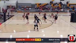 Knights VB vs Ballard Varsity 20241019 [upl. by Ahsena]