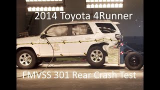 20102023 Toyota 4Runner FMVSS 301 Rear Crash Test 50 Mph [upl. by Buffo]