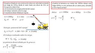 Trabajo Potencia Y Energía [upl. by Abibah]