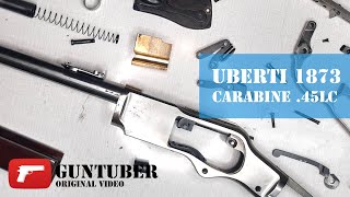 Uberti 1873 Carbine 45LC  How to Full disassembly and reassembly field strip [upl. by Karlen]