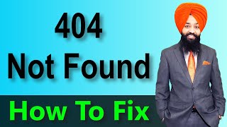 How To Fix 404 Page Not Found Errors In Wordpress  Techno Guider [upl. by Clarette]