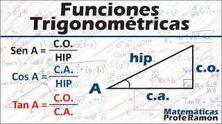 Funciones Trigonométricas  Sen  Cos  Tan [upl. by Sammie]