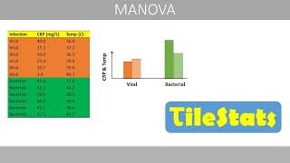 MANOVA  explained with a simple example [upl. by Ahseetal]