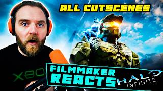 FILMMAKER REACTS HALO INFINITE 2021  ALL CUTSCENES [upl. by Elmira]