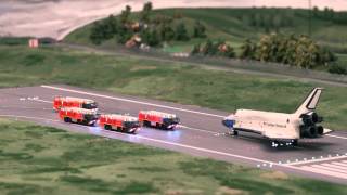 Space Shuttle emergency Miniatur Wunderland Fire Fighters Part 3 [upl. by Susie639]