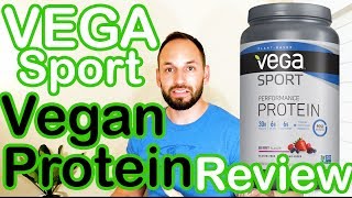 Vega Sport Plant Based Vegan Protein Review [upl. by Sualokin540]