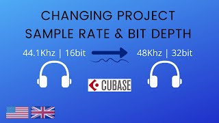 Changing ProjectAudio SampleRate 441Khz16bit ➡ 48Khz32bit [upl. by Vincents]