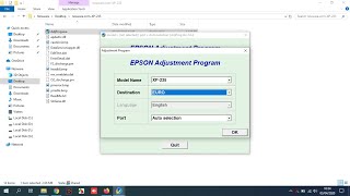 How to Reset Epson XP235 Printer [upl. by Gilbert]