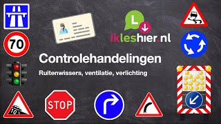 Controlehandelingen Ruitenwissers praktijkexamen auto CBR [upl. by Tate]