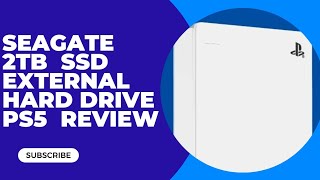 Seagate External SSD PS5 Hard Drive White Edition review The best PS5 external storage solution [upl. by Ecinereb]