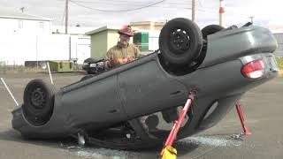 Vehicle Extrication Car on Roof [upl. by Cerallua]