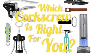 8 Types Of Corkscrews And How To Use Them [upl. by Jaye16]