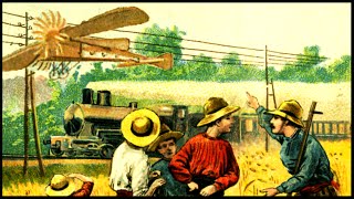 Aircraft vs Steam Train 1908  Early Aviation History Trade Cards [upl. by Niel350]