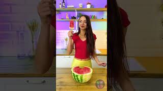 Machen wir gesundes Eis aus Wassermelone coole DIYIdee [upl. by Hendrik]