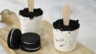 Helados de Oreo caseros super fáciles ¡Cremosos y deliciosos [upl. by Llireva]