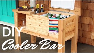 Free plans to build a Portable Deck Cooler Bar and Stand [upl. by Press]