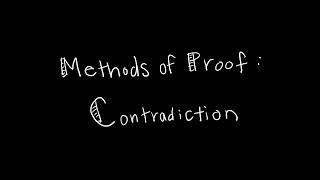 Discrete Math 173 Proof by Contradiction [upl. by Yoshio]