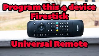 Setup and Program this Phillips 4 Device Fire TV Remote to ANY Device [upl. by Graham]