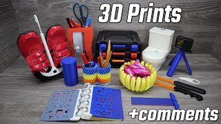 12 Useful 3D Prints  3D Printing Ideas [upl. by Hplar]