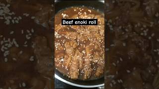 Beef Enoki roll masakansimple beef cooking [upl. by Riehl]