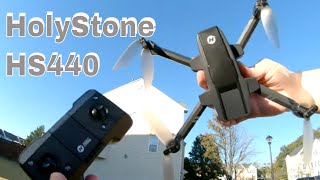 HolyStone HS440 foldable Drone Review amp Instructions [upl. by Bobbye]