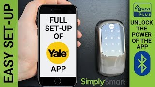 Yale Smart Lock App Full Setup Guide and Settings Preview [upl. by Baylor]