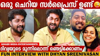 DHYAN SREENIVASAN SUPER FUNNY INTERVIEW  CHOYCH CHOYCH POWAM  GINGER MEDIA [upl. by Gnilrac]