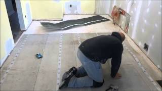 How To Install A Mesh Subfloor Tiling Preparation [upl. by Sairu]