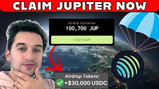 How To CLAIM JUPITER Airdrop on SOLANA  COMPLETE GUIDE [upl. by Anner235]