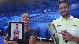 Team Spain Hopman Swipe  2017 Mastercard Hopman Cup [upl. by Giah]