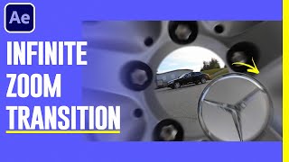 Infinite Zoom Transition In After Effects  After Effects Tutorial [upl. by Parthinia97]