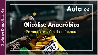 AULA 04 GLICÓLISE ANAERÓBICA – Formação e acúmulo de Lactato [upl. by Leno]