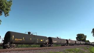 6252014 BNSF 6075 Leads The OESSN Southbound On 1 [upl. by Malanie]