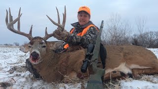 Late Season Iowa Muzzleloader Whitetails [upl. by Pris]