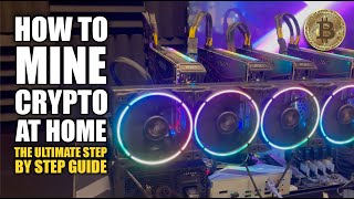 How To Mine Cryptocurrency At Home Step By Step Guide For Beginners Bitcoin Ethereum GPU Crypto [upl. by Annoyek]